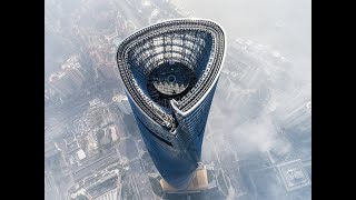 Shanghai Tower, 360 degree video of the most spectacular areas of the world ( China )