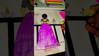 Diwali drawing ✨🎇🪔 || #shortvideo