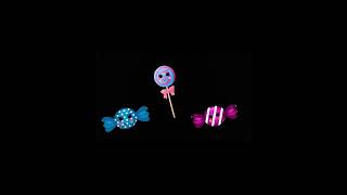 Lollipop Candies Dance Party - Yummy Candies Dancing #shorts