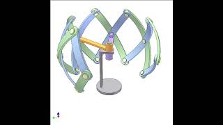 Spherical scissor mechanism 1b