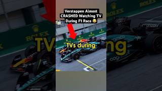 Verstappen Almost CRASHED Watching TV During Race 😂