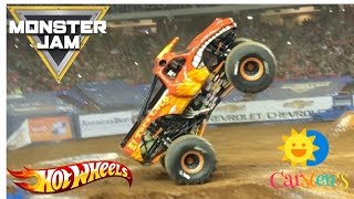 Monster Jam 2017 Atlanta Race - Carsten goes to Monster Jam Show