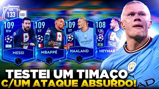 SLK🔥😱TESTEI UM TIMAÇO COM GER 133 & UM ATAQUE ABSURDO!|FIFA 23 MOBILE|