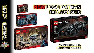 LEGO Batman Sets Fall 2021 - LEGO 42127, 76179, 76181, 76183 - Batmobile, Batcave, Riddler, Penguin