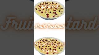 fruit custard recipe/easy fruit custard pudding #youtubeshorts #shortvideo #trending #viral #shorts