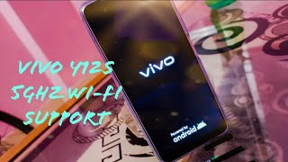 Vivo y12s 5Ghz wifi checking