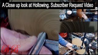 Hollowing and Sanding A Curved Bottom Ironwood Bowl / Wood Turning