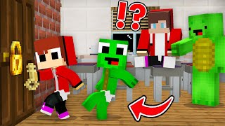 How Baby Mikey & JJ Escape from home Maizen Family in Minecraft challenge (Maizen Mizen Mazien)