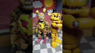 Posing FNaF Funko Action Figure #fivenigjtsatfreddys #fnafshort #fnaffunko