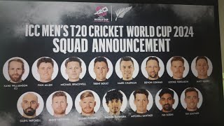 BlackCaps T20 World Cup Squad 2024 | ICC Men's Cricket World Cup | New Zealand T20 World Cup Squad