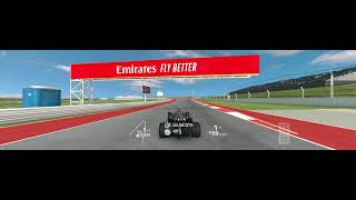 Formula 1 United States COTA F1 2020 challenge 2-1 Real Racing 3 5120x1440 Mercedes-AMG W11 RR3