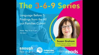 3-6-9 Series Talk 5 - Language Before 5: Findings from the All Our Families Cohort