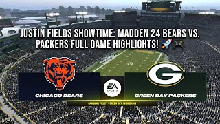 Insane Madden 24 Moments: Justin Fields Unleashes Chaos Against the Packers! 💥🏈