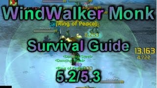 How to Survive as a Windwalker Monk 5.2/5.3 Tips & Commentary Ft. Eatmopie