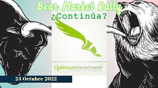 ¿Continúa el bear market rally?