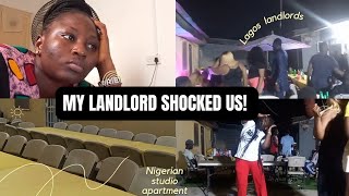 See what my LANDLORD did to us on NEW YEAR DAY/ LAGOS LANDLORD // Living alone diaries