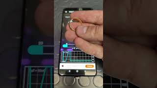 Metal detector APP on Gold and Coins test