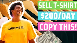 How To Make Money Selling T Shirt Online