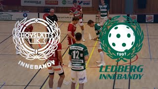 Highlights Hovslätts IK - Ledberg IBF (Innebandy/Floorball)