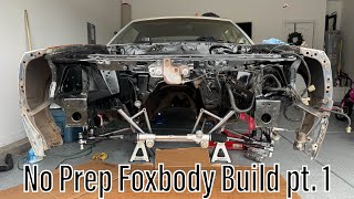 Foxbody No Prep Street Car Build Begins - Front Suspension Pt. 1