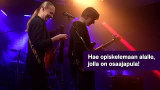 Hae opiskelemaan alalle, jolla on osaajapula – tapahtumateknikoksi.