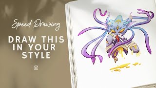 SPEED DRAWING - Dtiys chaoillustrations ✨