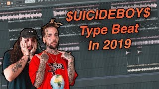 How to make a $UICIDEBOY$ Type Beat in 2019 - FL Studio 20