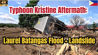 Aftermath of Typhoon Kristine: A Walking Tour Through Devastated Laurel, Batangas