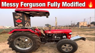 Messy Ferguson 35 Fully modified with chrome finishing | Messy 35 power tractor | Messy ferguson