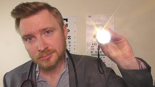 ASMR - Realistic, Full Physical Examination Roleplay (Follow The Light, Memory Tests, Reflexes)