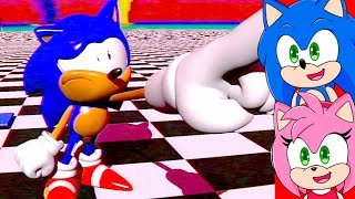 Sonic and Amy watch Super Shenanigoons 64 Intro