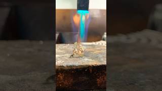 How to melt metal for jewelry #vuong #jewelry #ring