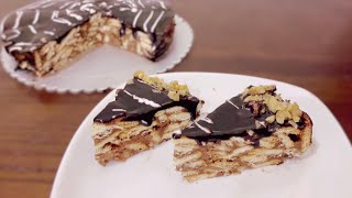 No Bake Biscuit cake || Easy biscuit cake