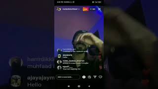 MUHFAAD FUNNY LIVE 😂 || LAUGHING ON KR$NA || views on talha anjum