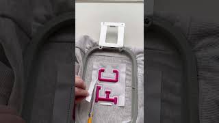 DIY Sport Varsity Foam Applique Letters: Easy Step-by-Step Guide #machineembroidery #embroidery #diy