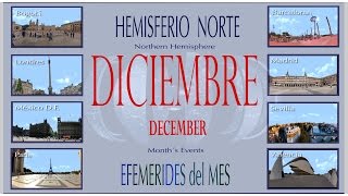 EFEMERIDES ASTRONOMICAS DICIEMBRE 2016. HEMISFERIO NORTE