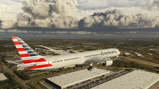 Boeing 787-10, American Airlines, arrival in Dallas-Ft. Worth, Texas 🇺🇸 MSFS 2020