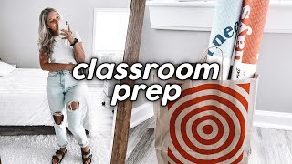 5th Grade Teacher Classroom Prep Vlog: Target Haul + DIY Centers Pocket Chart!