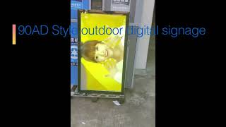 Wall mounted advertising outdoor digital signage display🌷 90AD Style-ShiningLTD