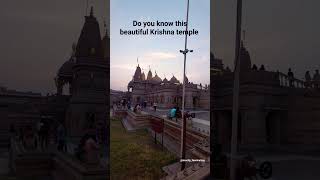 do you know this beautiful Krishna temple 😍 #swaminarayan #radheKrishna #baps #pune #temples #shorts