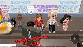 Roblox keystone middle school | keystone spirit week | day 5 part 3