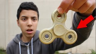 JE PEINS MON HAND SPINNER EN OR !