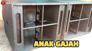 finishing box gajahan 15 inc  lanjut pasang speaker