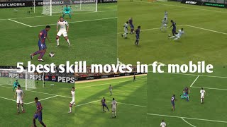 Master these 5 insane skill moves to dominate fc mobile like a pro #FCMobile #skillmoves #mobilegame