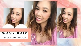 WAVY HAIR WITH 7 IN 1 CURLING WAND SET // PARWIN PRO BEAUTY