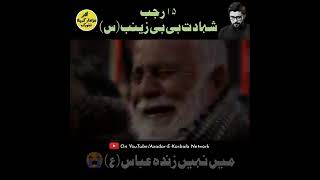 15 Rajab | Shahadat e Syeda Zainab ul Kubra s.a | Noha Whatsapp Status | Mir Hassan Mir