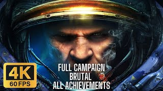 StarCraft II: Wings of Liberty Campaign Brutal All Achievements (4K60FPS No Commentary)