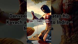 Daanveer Karna donates his Kavach and Kundal to Indra - Mahabharata #karna #mahabharta #indra