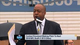 Canton/ Cleveland make their pitch to host 2019 NFL Draft | Mar 29, 2018