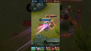 Get Petrified Under Tower Bro #shorts #mlbb #mobilelegends #arlottgameplay